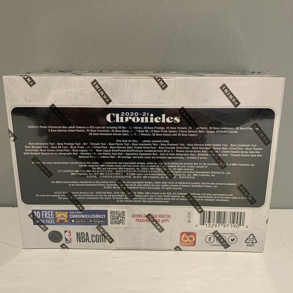 2020-21 Panini Chronicle NBA Basketball Mega Box Exclusive Teal & Legacy Cards - Picture 2 of 5